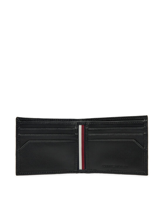 Tommy Hilfiger Tommy Hilfiger Mały Portfel Męski Th Premium Mini Cc Wallet AM0AM12781 Czarny