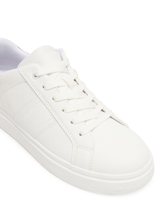 Calvin Klein Calvin Klein Laisvalaikio batai Low Cut Lace-Up V3X9-83293-1355 D Balta