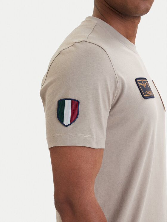 Aeronautica Militare Aeronautica Militare Majica 261TS2544UJ00592 Bež Regular Fit