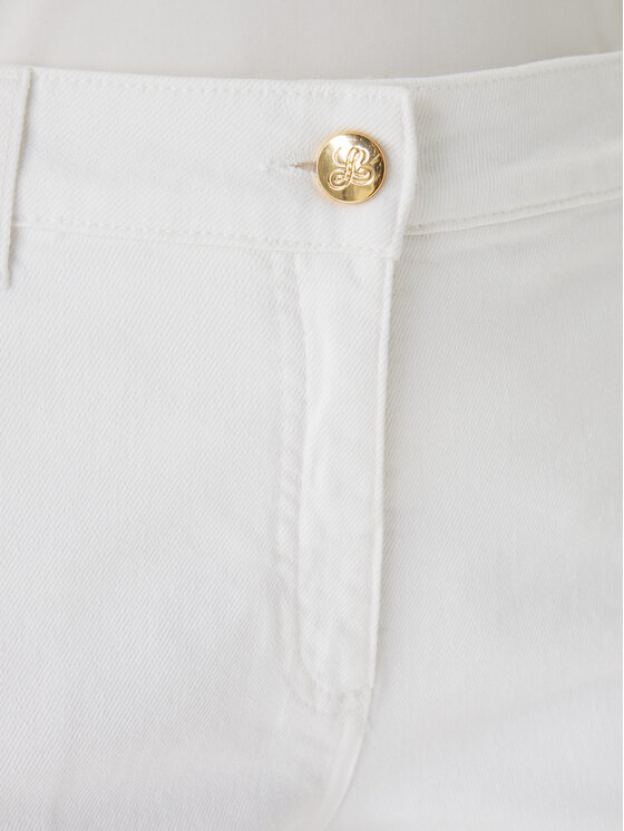 Luisa Spagnoli Luisa Spagnoli Jeans Aroma 542975 Bianco Straight Fit