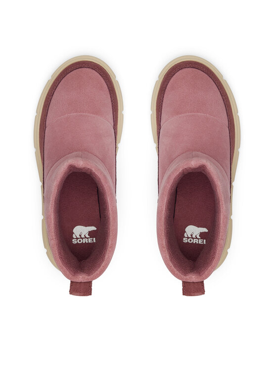Sorel Sorel Śniegowce Youth Sorel Explorer III Slip-On WP 2101331627 Różowy