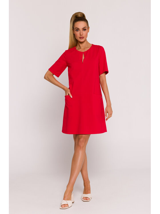 Made of Emotion Made of Emotion Abito da sera M788 Rosso Generous Fit