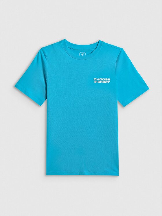 4F 4F T-shirt 4FJRSS26TTSHM3832-33S Blu Regular Fit