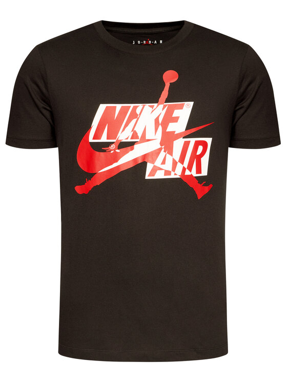 Nike T Shirt Jordan Jumpman Classics Hbr CU9570 Czarny Standard Fit