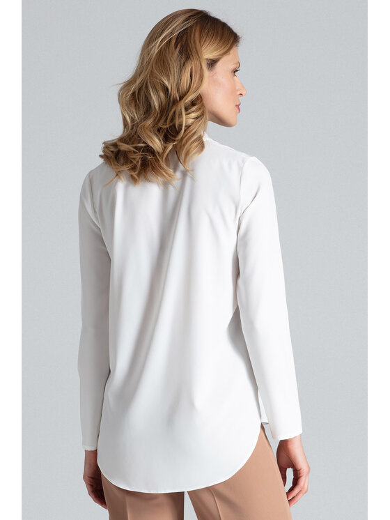 FIGL FIGLFIGL Blusa M663 Écru Regular Fit