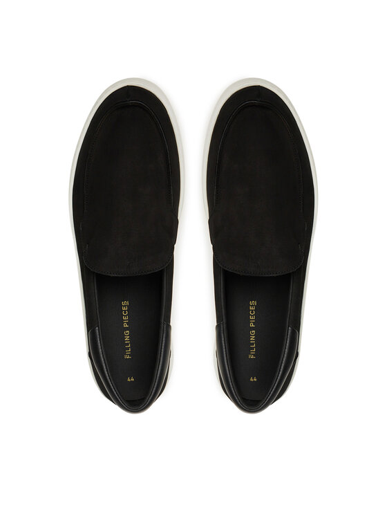 Filling Pieces Filling Pieces Półbuty Signature Loafer 79128261861 Czarny
