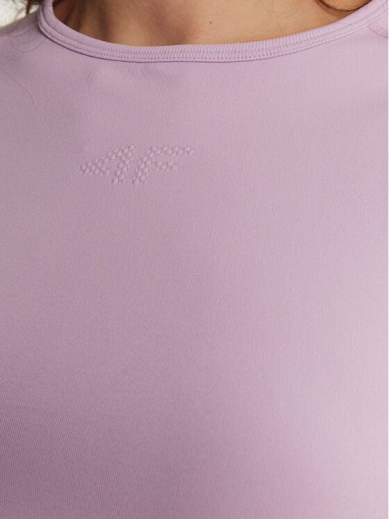 4F 4F Lenjerie de corp termoactivă partea de sus 4FWAW24USEAF152 Violet Slim Fit
