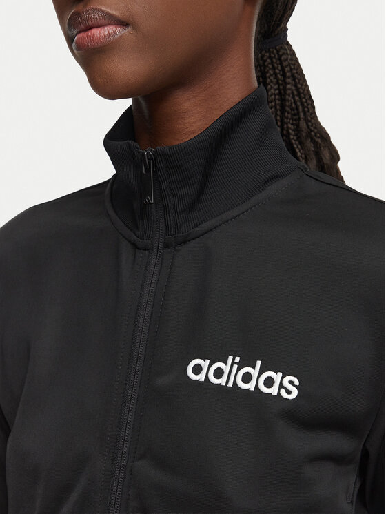 adidas adidas Sportinis kostiumas Glam Tracksuit JZ6905 Juoda Slim Fit