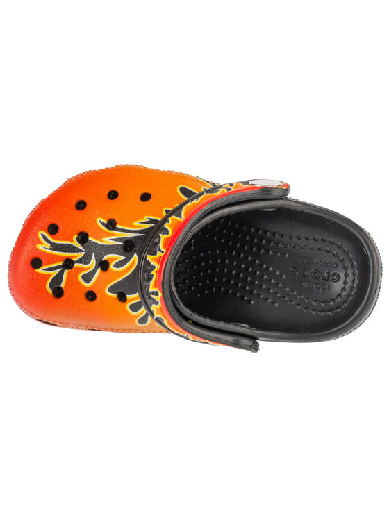 Crocs Crocs Klapki Classic Flame Clogs Kids T Czarny