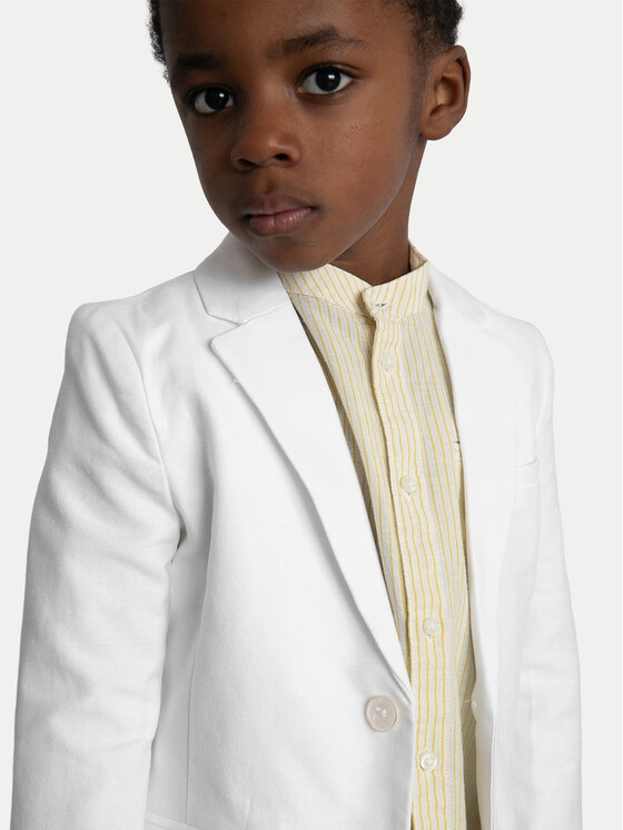 Mayoral Mayoral Giacca da abito 3437 Bianco Regular Fit