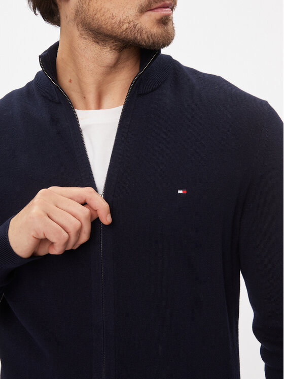 Tommy Hilfiger Tommy Hilfiger Kardigan MW0MW28050 Tamnoplava Regular Fit