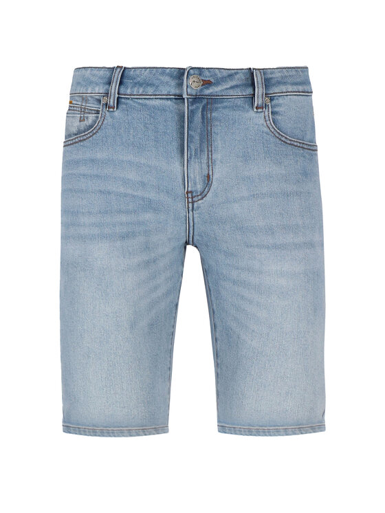 Volcano Volcano Szorty jeansowe E-BERGS Niebieski Regular Fit