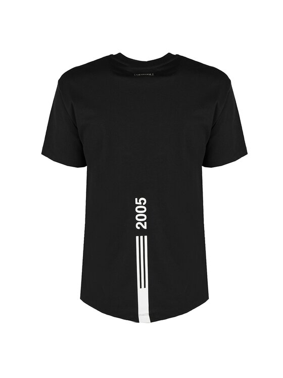 Les Hommes Les Hommes T-Shirt LJT208-700P | Contemporary Elegance Μαύρο Regular Fit