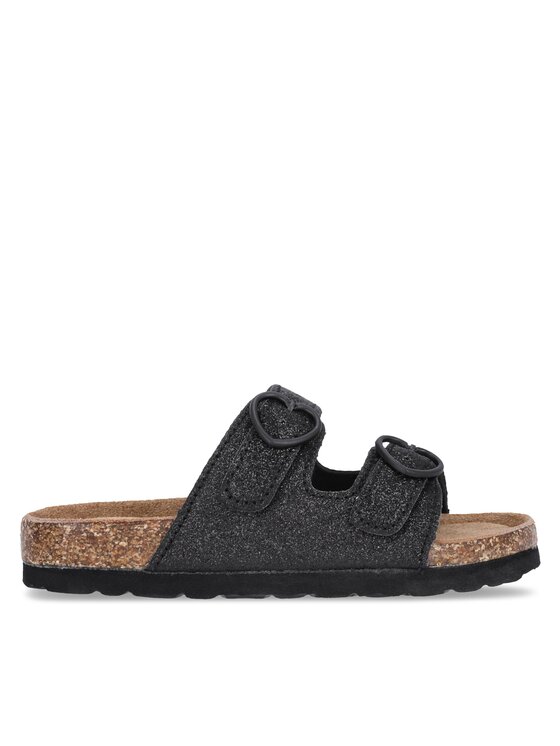 Şlapi ZigZag Messina Kids Cork Z151002 Negru