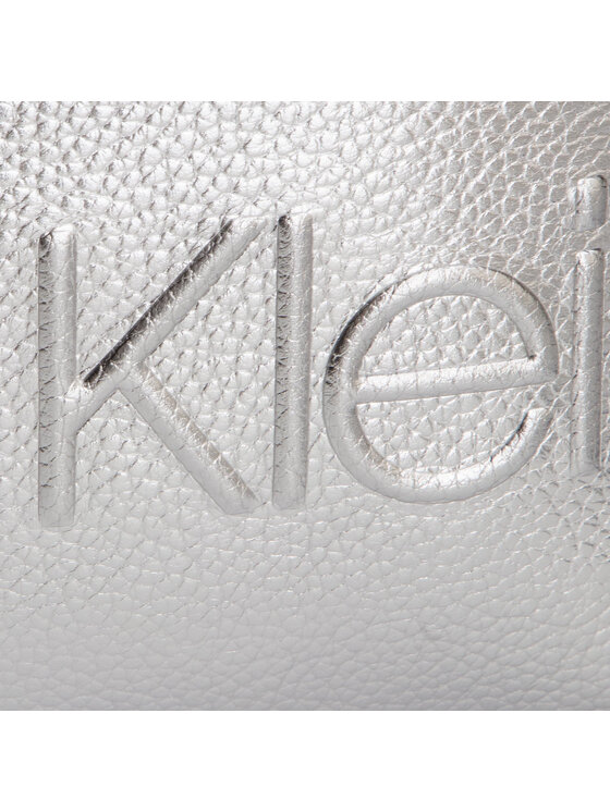 Calvin Klein Calvin Klein Batoh Edged Backpack Met K60K605204 Stříbrná