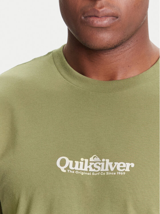Quiksilver Quiksilver Majica EQYZT08174 Zelena Regular Fit