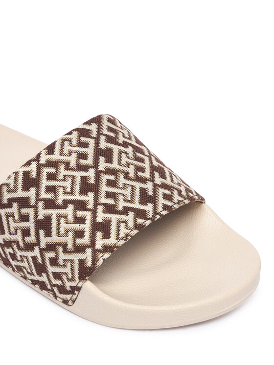 Tommy Hilfiger Tommy Hilfiger Ciabatte Monogram Pool Slide FW0FW09423 Marrone