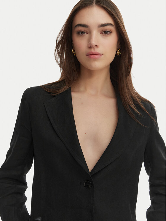 Marella Marella Сако Papiro 2615041042 Черен Regular Fit