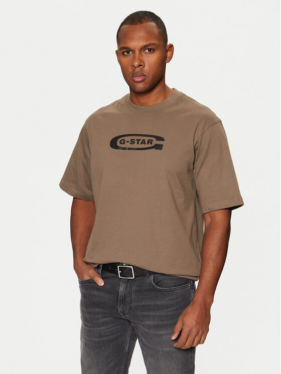 G-Star Raw G-Star Raw T-shirt D26350 Smeđa Boxy Fit