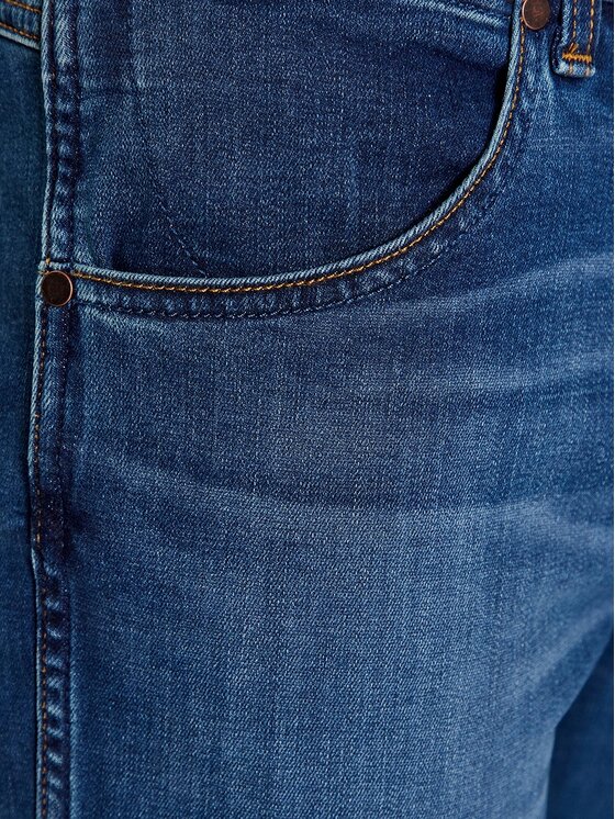 Wrangler Wrangler Jeansy Greensboro Niebieski Regular Fit