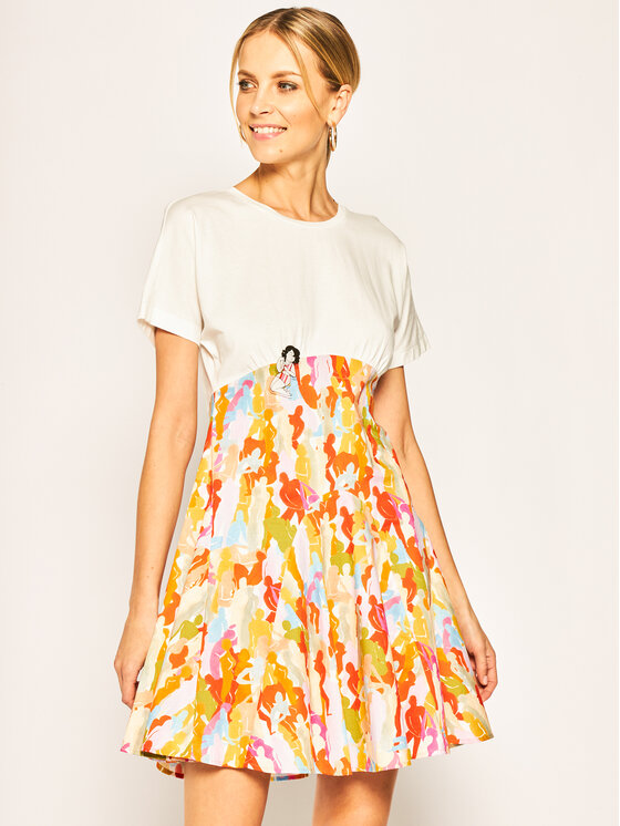 Vestito da giorno Scorza 76210302 Bianco Regular