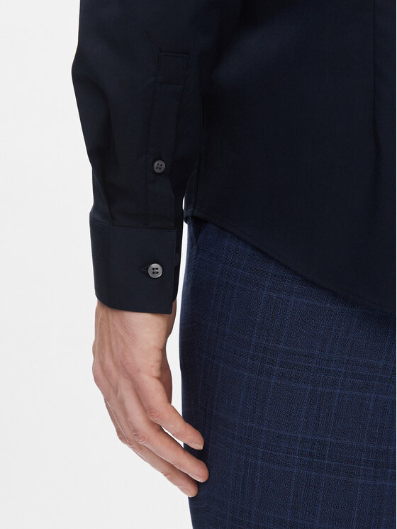 Calvin Klein Calvin Klein Πουκάμισο K10K112301 Σκούρο μπλε Slim Fit