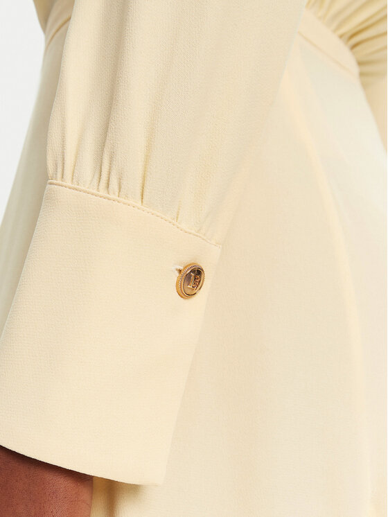 Elisabetta Franchi Elisabetta Franchi Kokteilinė suknelė AB86352E2 DC7 Geltona Regular Fit