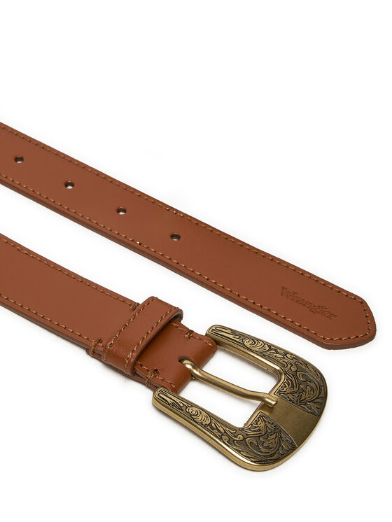 Wrangler Wrangler Жіночий ремінь Big Buckle 112358074 Коричневий