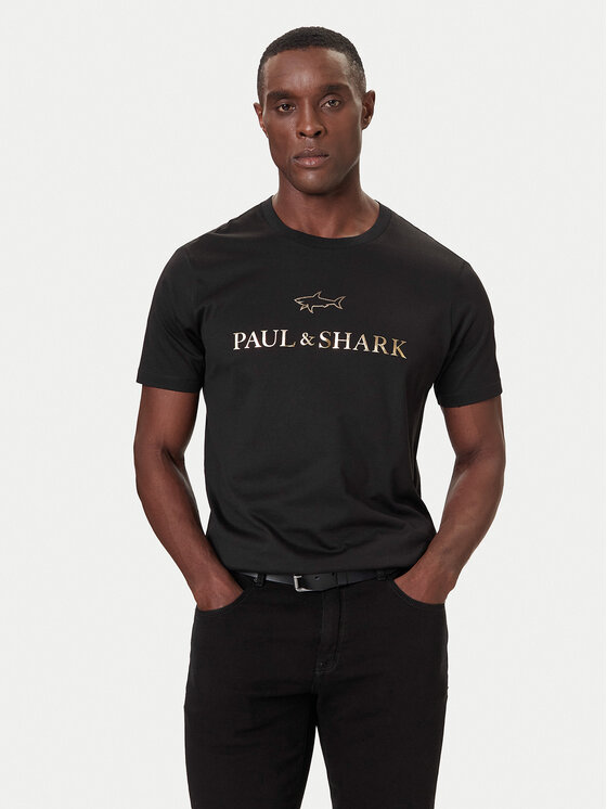 Paul&Shark Paul&Shark Majica 99311007 Črna Regular Fit