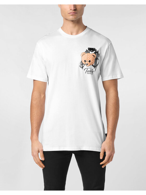 PHILIPP PLEIN PHILIPP PLEIN T-shirt 23465 Bianco Regular Fit
