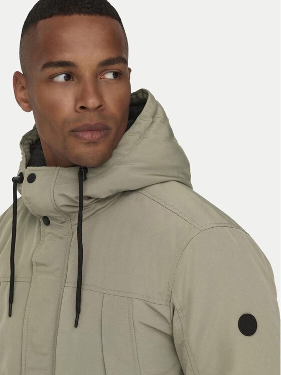 Only & Sons Only & Sons Parka Jayden 22022654 Beżowy Regular Fit