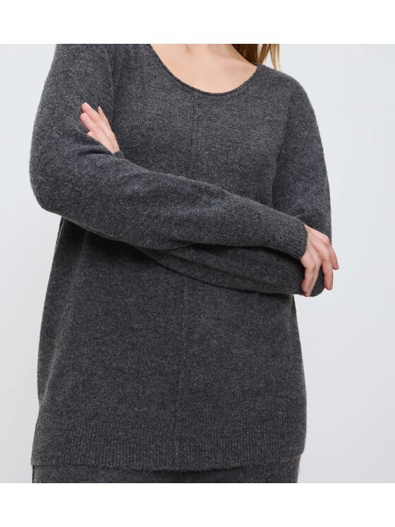 Triumph Triumph Bluzka Amourette Cozy Top Szary Regular Fit