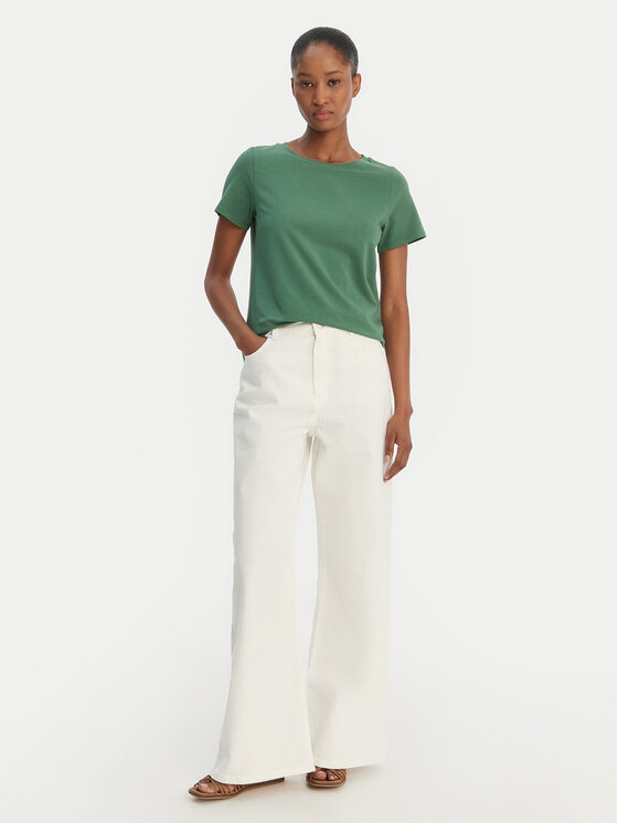 Weekend Max Mara Weekend Max Mara Jeans hlače Medina 2615131051 Bela Wide Leg