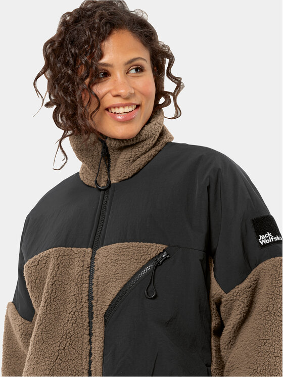 Jack Wolfskin Jack Wolfskin Polar Maarweg Jkt 1711241 Brązowy Regular Fit