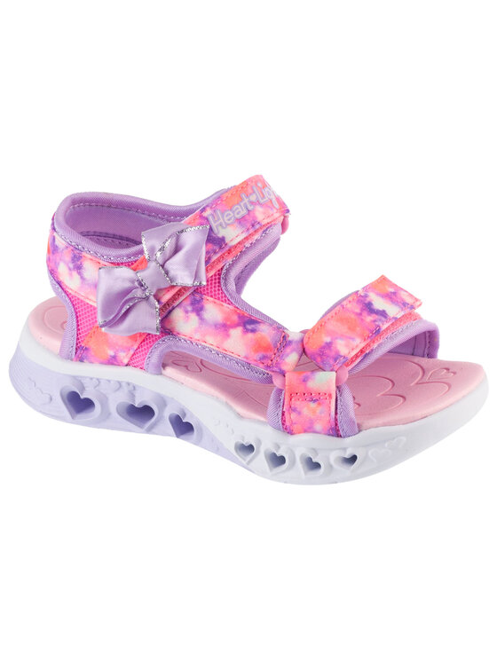 Skechers Skechers Sandali Skechers S-Lights: Flutter Hearts Sandal - Blurry Love Rosa