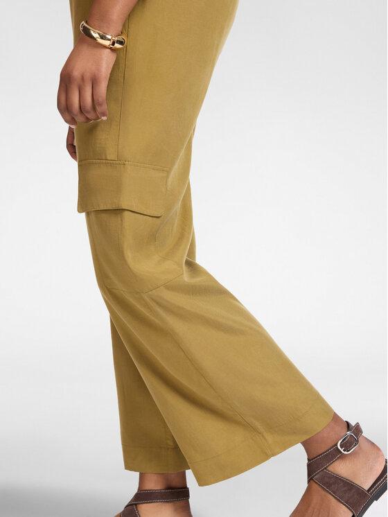 Elena Mirò Elena Mirò Pantaloni di tessuto P027P000482N028 Marrone Regular Fit