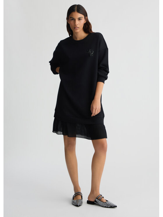 Liu Jo Liu Jo Vestito da giorno WA5244F0963Z9363 Nero Regular Fit