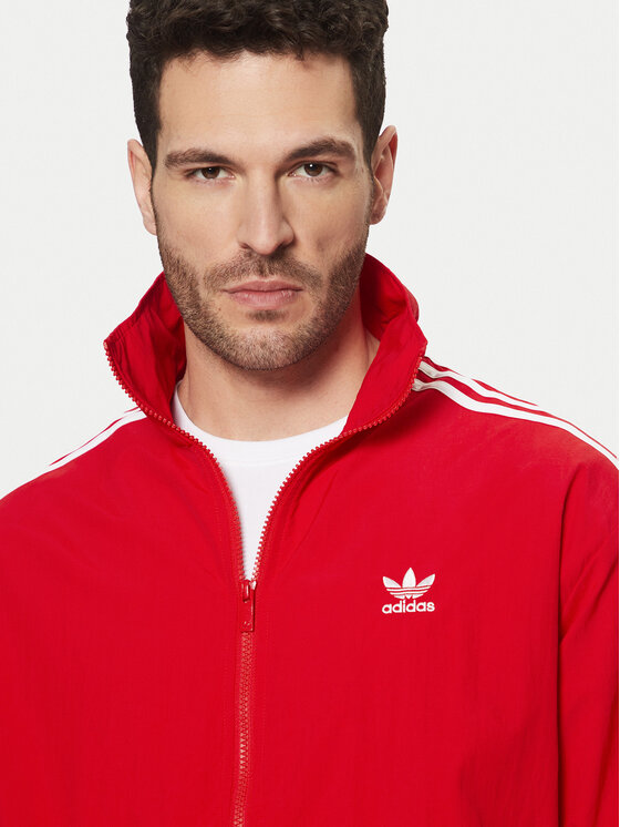 adidas adidas Pulóver adicolor Firebird IT2495 Piros Loose Fit
