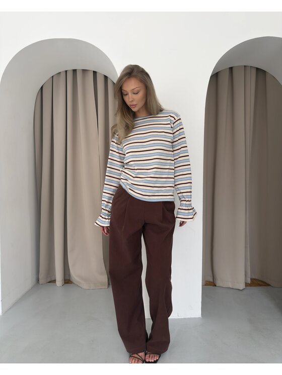 Le Songe Le Songe Longsleeve GIA Niebieski jasny Oversize