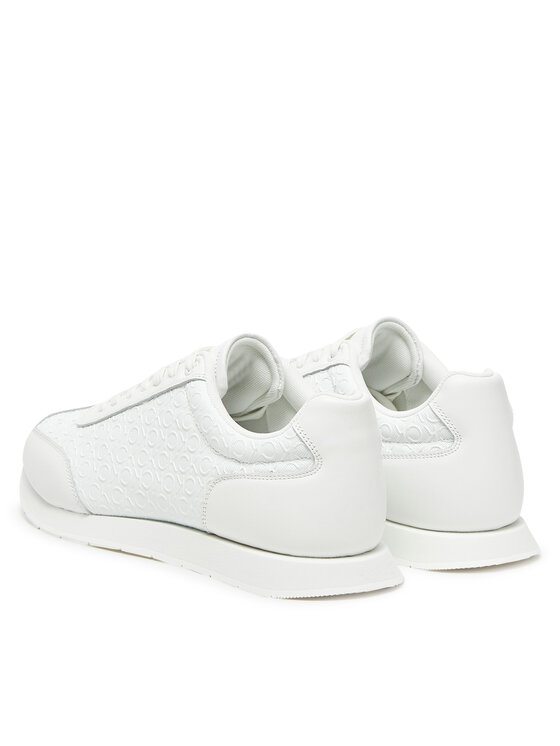 Calvin Klein Calvin Klein Sneakersy Low Prof Runn Laceup Mono HM0HM01896 Biały