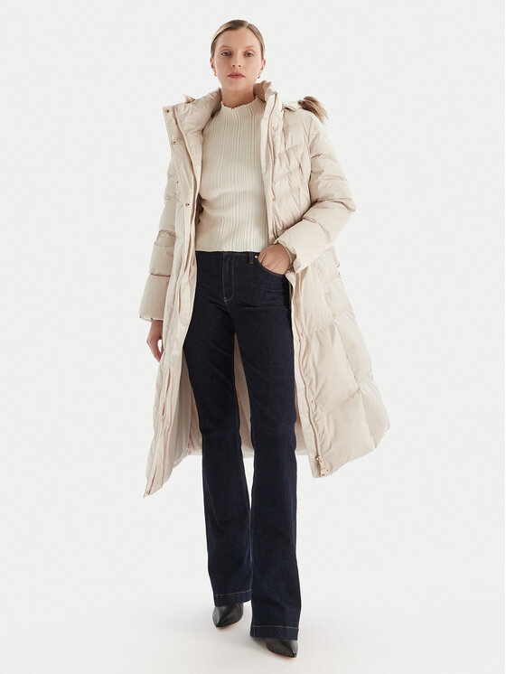 Guess Guess Zimski plašč W5BL29 W2802 Rjava Regular Fit
