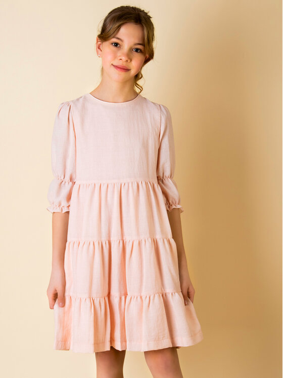 minimi minimi Sukienka elegancka 31/22 Różowy Regular Fit