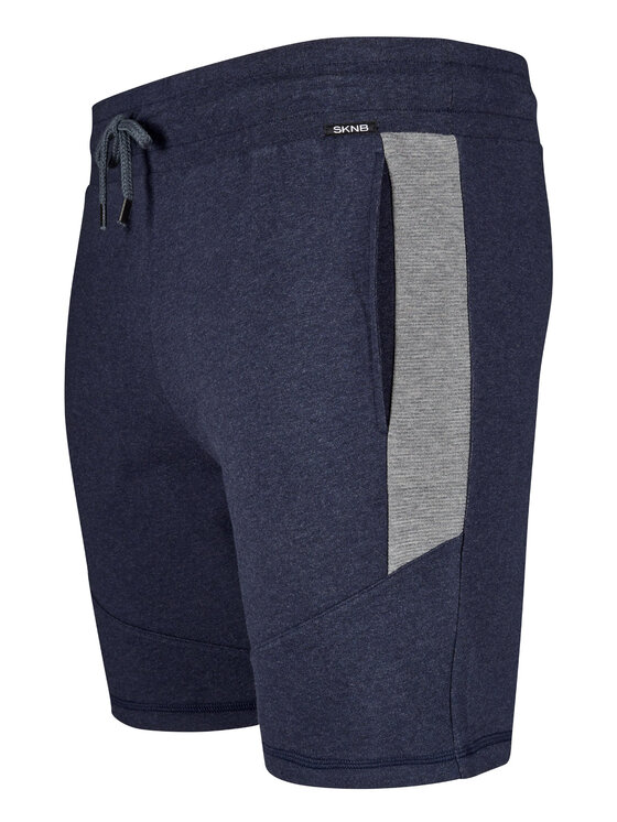 Skiny Skiny Bavlnené šortky 86832 Tmavomodrá Regular Fit