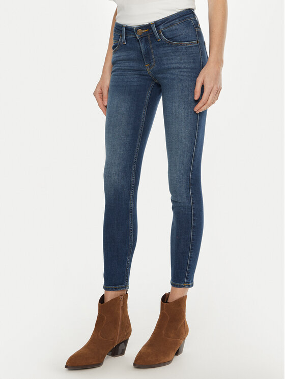 Lee Džínsy Scarlett 112111825 Modrá Slim Fit