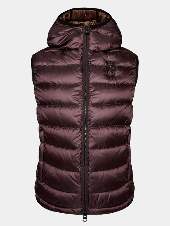 Blauer Blauer Prsluk 23WBLUX03081 Smeđa Regular Fit