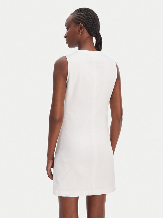 Liu Jo Liu Jo Rochie de blugi UA6334 D0275 Alb Regular Fit