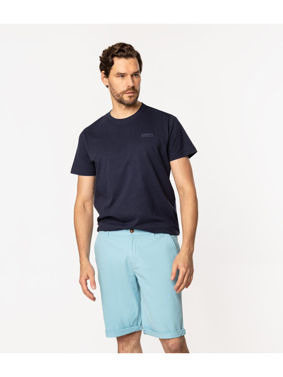 Lee Cooper Lee Cooper Bermudy MATT 9802 Turkusowy Regular Fit