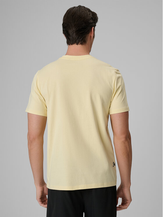 4F 4F T-Shirt CATCH THE WAVE Żółty jasny Regular Fit