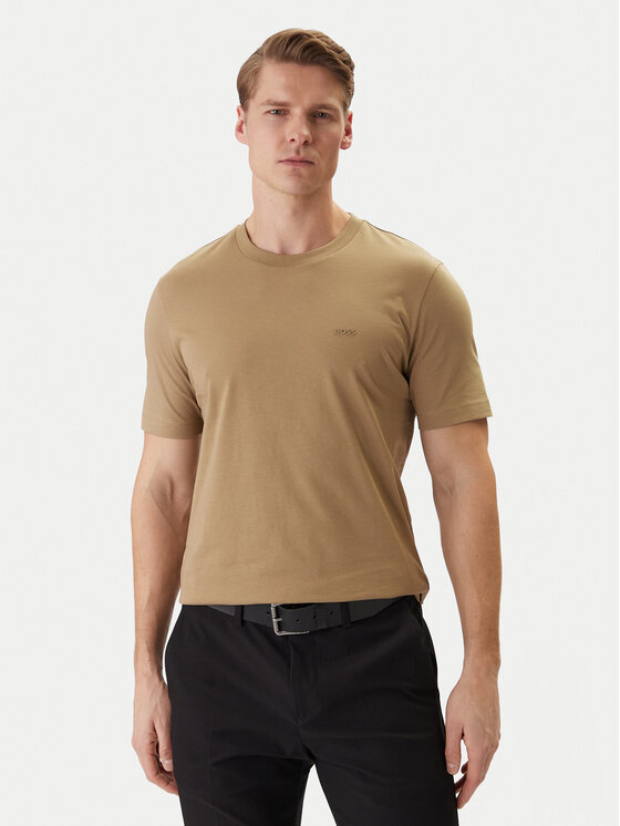 BOSS BOSS Tricou Thompson 01 50468347 Kaki Regular Fit