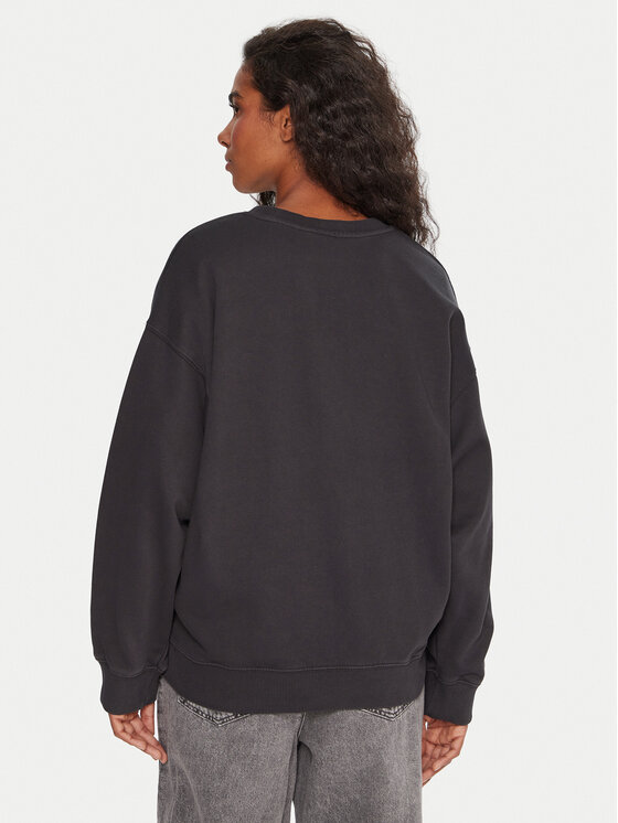 Roxy Roxy Džemperis Lineup ERJFT05006 Juoda Relaxed Fit